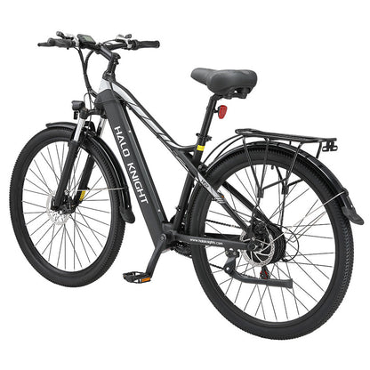 Halo Knight H02 Electric Bike, 750W Brushless Motor, 48V 16Ah Battery, 29*2.1-inch Tires, 50km/h Max Speed, 60km Max Range, Shimano 21 Speed, Mechanical Disc Brake - Black