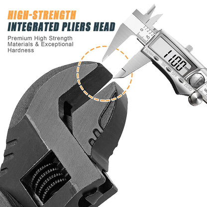 Hanboost M2 19 In 1 Multitool Wrench, Multipurpose Camping Gear, Pocket Size EDC Gadget, Adjustable Wrench with Pliers, Wire Cutter, Cutting Saw, Bottle Opener for Maintenance, Camping and DIY, Gift