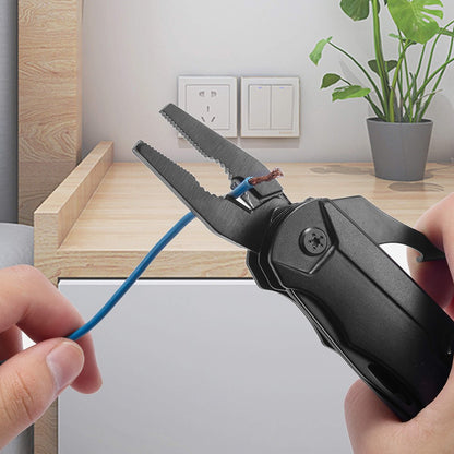 Hanboost M2 19 In 1 Multitool Wrench, Multipurpose Camping Gear, Pocket Size EDC Gadget, Adjustable Wrench with Pliers, Wire Cutter, Cutting Saw, Bottle Opener for Maintenance, Camping and DIY, Gift