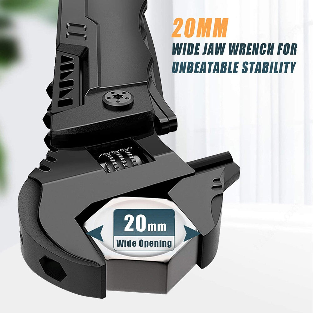 Hanboost M1 12 in 1 Multitool Wrench, Camping Gear, Multipurpose Pocket Size Gadget, with Screwdriver Cutting Saw Bottle Opener for Maintenance, Camping, DIY and Gift