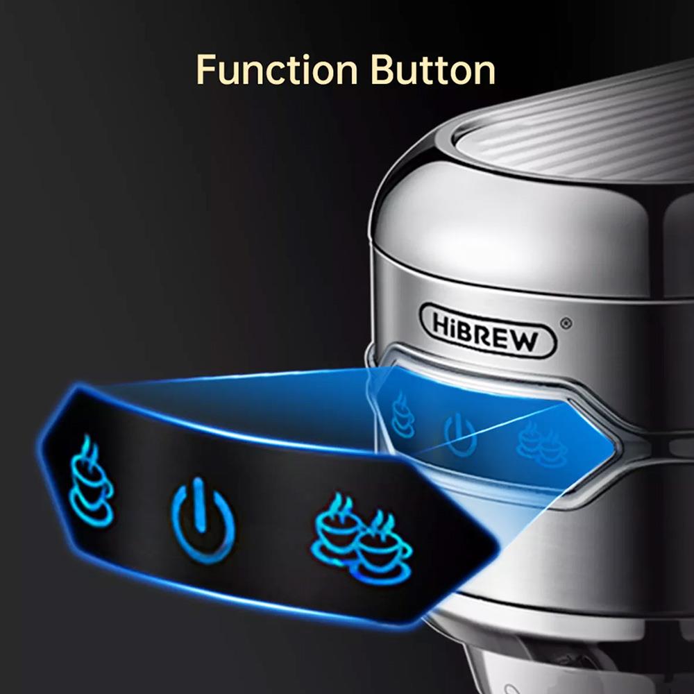 HiBREW H11 1450W Coffee Maker, 19 Bar Semi Automatic Espresso Machine