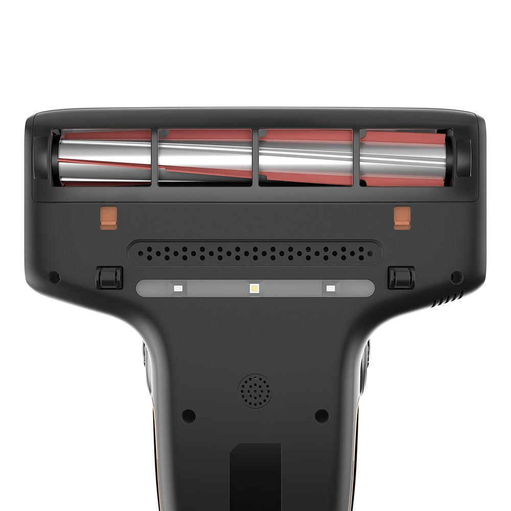 JIGOO T600 Dual-Cup Smart Bed Vacuum Cleaner for Mattress with UV Light, 700W 15KPa Suction,  Ultrasonic Tech, 99.99% Mites Removal, Handheld Vacuum Cleaner for Bed, Sofa - Grey