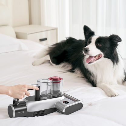 JIMMY BD7 Pro Cordless Double Cup Anti-Mite Vacuum Cleaner, 250W 6Kpa, Bed Vacuum Cleaner, Smart Dust Sensor UV &amp; Ultrasound Technology, Negative Ion Function, 30Mins Runtime, LED Display