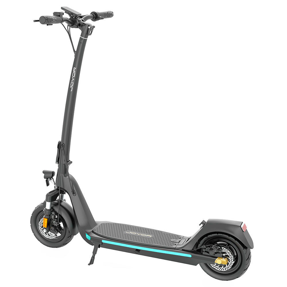 JOYOR C10 Electric Scooter, 500W Motor, Removable 48V 10.4Ah Battery, 10 Inch Tire, 40km/h Max Speed, 30-40km Max Range, 120kg Max Load, Dual Disc Brake NFC Lock - Black