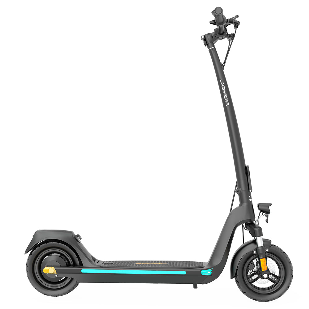 JOYOR C10 Electric Scooter, 500W Motor, Removable 48V 10.4Ah Battery, 10 Inch Tire, 40km/h Max Speed, 30-40km Max Range, 120kg Max Load, Dual Disc Brake NFC Lock - Black