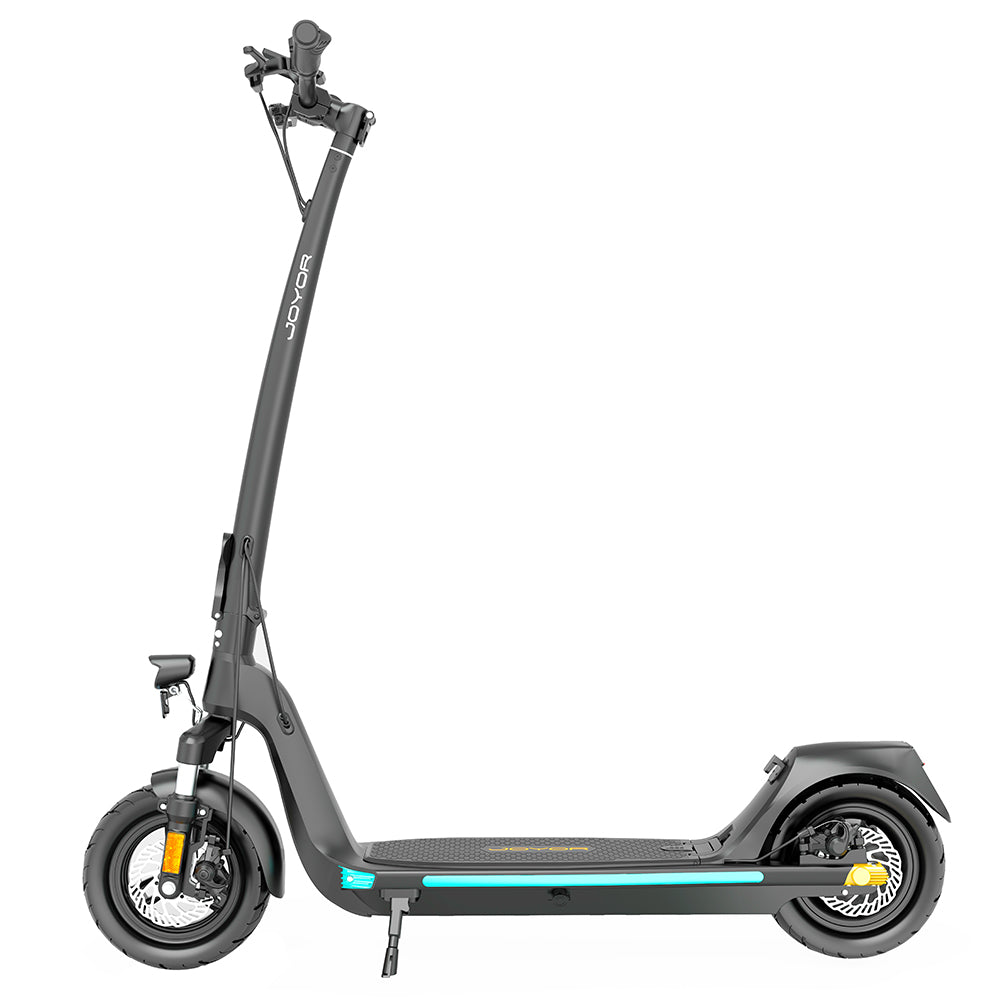 JOYOR C10 Electric Scooter, 500W Motor, Removable 48V 10.4Ah Battery, 10 Inch Tire, 40km/h Max Speed, 30-40km Max Range, 120kg Max Load, Dual Disc Brake NFC Lock - Black
