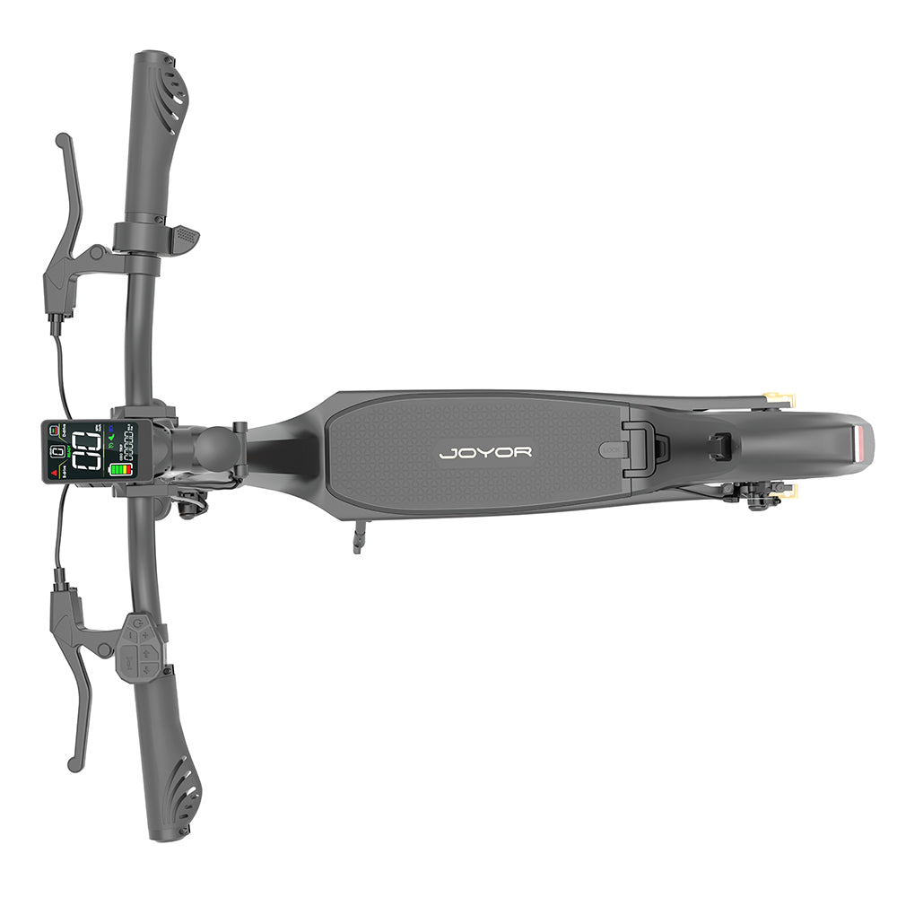 JOYOR C10 Electric Scooter, 500W Motor, Removable 48V 10.4Ah Battery, 10 Inch Tire, 40km/h Max Speed, 30-40km Max Range, 120kg Max Load, Dual Disc Brake NFC Lock - Black