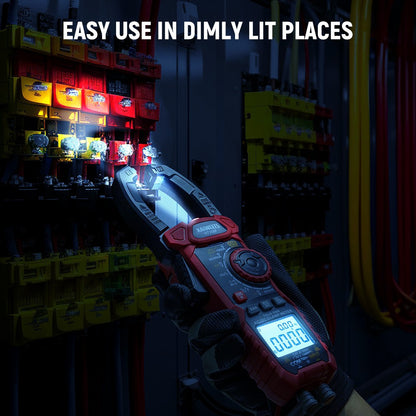 KAIWEETS HT208F Inrush Digital Clamp Meter, 1000A with Backlit, TRMS 6000 Counts, 15min Auto-shutdown, 38mm Large Jaw Design