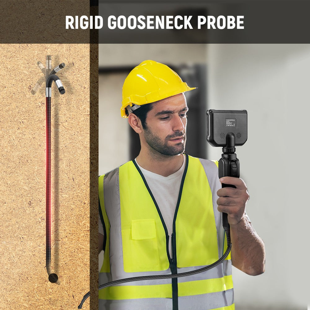 KAIWEETS KBA01 Two-Way Articulating Borescope, 210&#176; Rotatable Camera, 8 LED Lights, 4.3inch Display, 1920*1080P, IP67 Waterproof