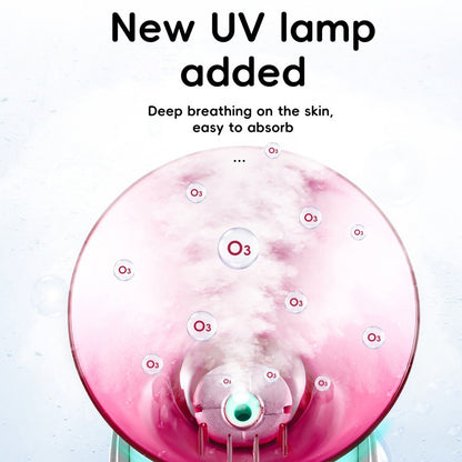 KSKIN KD2331A Hot Mist Ionic Facial Steamer, Aromatherapy Home Skin Humidifier, Warm and Hot Spraying, Ion Spray Penetration - EU Plug