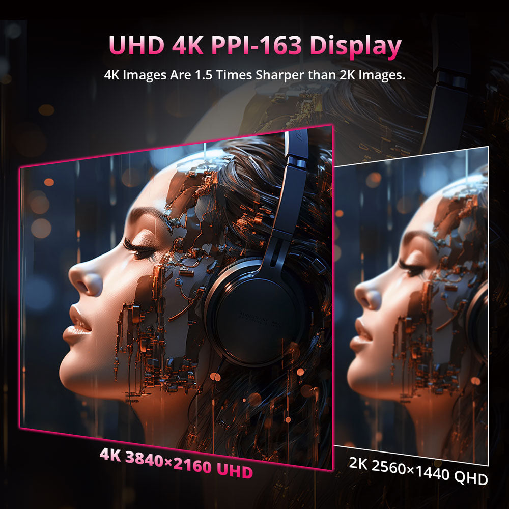 KTC H27P22S 27-inch Gaming Monitor, 3840x2160 UHD AUO 7.0 FAST IPS Panel, HDR400, 160Hz Refresh Rate, 1ms Response Time, 132%sRGB, Compatible with FreeSync and G-SYNC, Low-blue Light, 2*HDMI2.1 2*DP1.4 1*USB2.0, Adjustable Stand &amp; Support VESA Mount