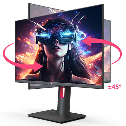 KTC H27P22S 27-inch Gaming Monitor, 3840x2160 UHD AUO 7.0 FAST IPS Panel, HDR400, 160Hz Refresh Rate, 1ms Response Time, 132%sRGB, Compatible with FreeSync and G-SYNC, Low-blue Light, 2*HDMI2.1 2*DP1.4 1*USB2.0, Adjustable Stand &amp; Support VESA Mount