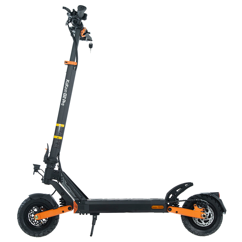 KuKirin G2 Pro (VMP) Electric Scooter, 500W Motor, 48V 15.6Ah Battery, 9 inch Vacuum Tire, 25km/h Max Speed, 65km Range, Front &amp; Rear Disc Brakes, Spring Shock Adsorption