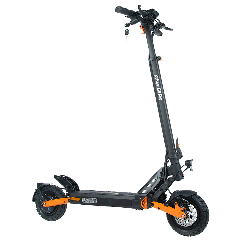 KuKirin G2 Pro (VMP) Electric Scooter, 500W Motor, 48V 15.6Ah Battery, 9 inch Vacuum Tire, 25km/h Max Speed, 65km Range, Front &amp; Rear Disc Brakes, Spring Shock Adsorption