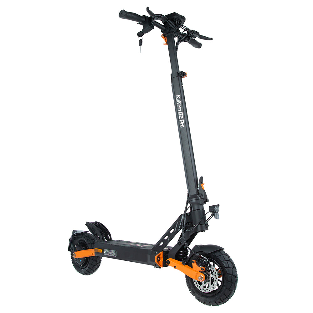 KuKirin G2 Pro (VMP) Electric Scooter, 500W Motor, 48V 15.6Ah Battery, 9 inch Vacuum Tire, 25km/h Max Speed, 65km Range, Front &amp; Rear Disc Brakes, Spring Shock Adsorption