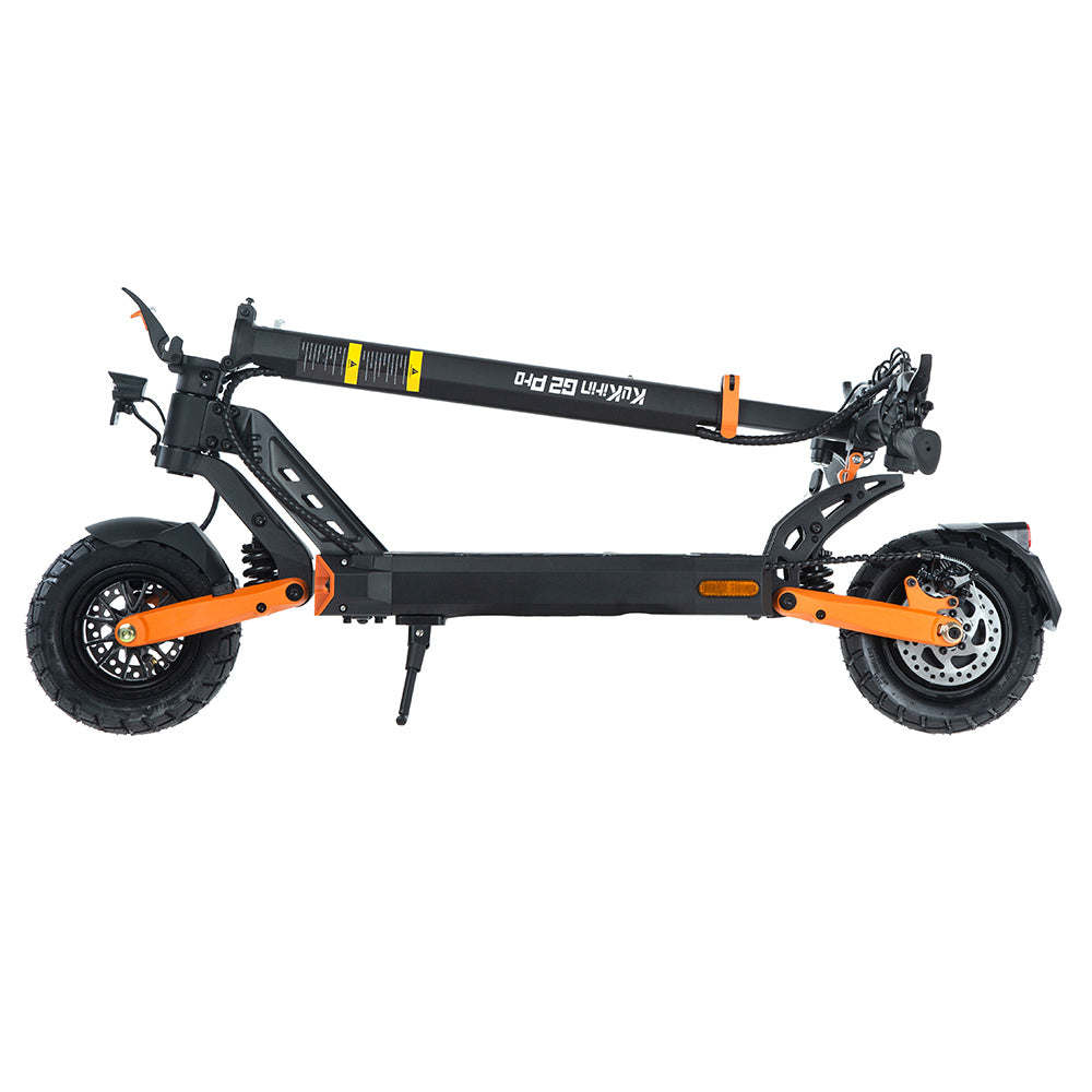 KuKirin G2 Pro (VMP) Electric Scooter, 500W Motor, 48V 15.6Ah Battery, 9 inch Vacuum Tire, 25km/h Max Speed, 65km Range, Front &amp; Rear Disc Brakes, Spring Shock Adsorption