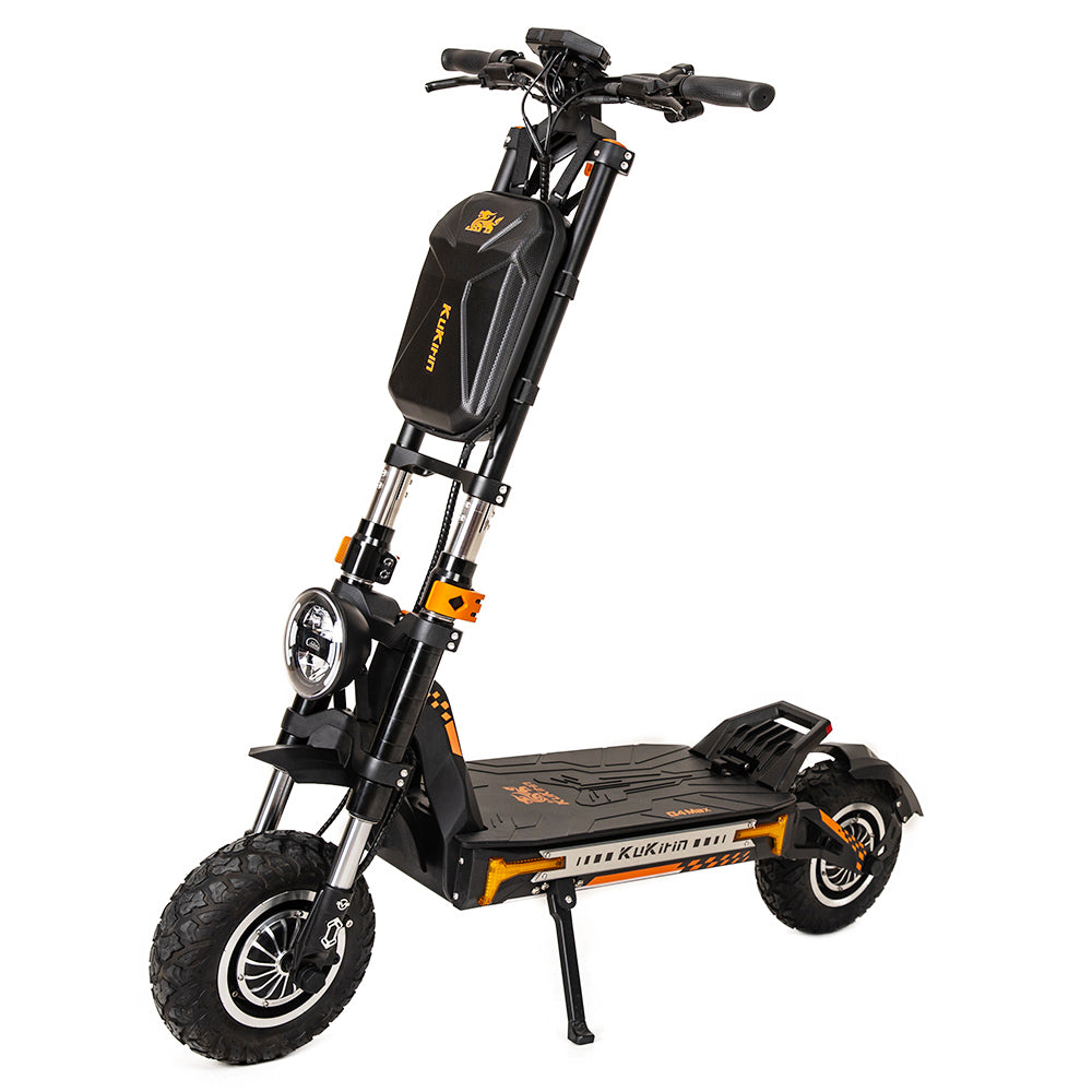 KuKirin G4 Max Off-road Electric Scooter, 1600W*2  Dual Motor 86km/h Max Speed 12-inch Tire 60V 35.2Ah 2112Wh Removable Battery 95km Range Hydralic Brake 38&#176; climb 8 Light system Hydraulic damping absorption IP54 Waterproof