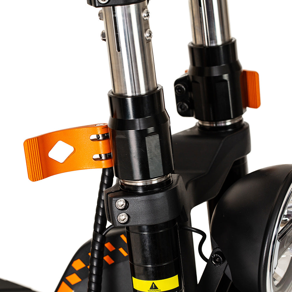 KuKirin G4 Max Off-road Electric Scooter, 1600W*2  Dual Motor 86km/h Max Speed 12-inch Tire 60V 35.2Ah 2112Wh Removable Battery 95km Range Hydralic Brake 38&#176; climb 8 Light system Hydraulic damping absorption IP54 Waterproof