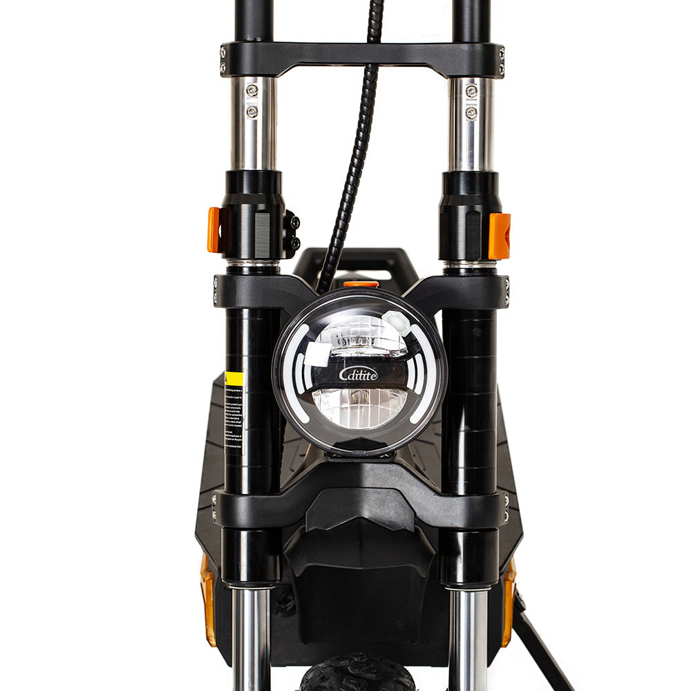 KuKirin G4 Max Off-road Electric Scooter, 1600W*2  Dual Motor 86km/h Max Speed 12-inch Tire 60V 35.2Ah 2112Wh Removable Battery 95km Range Hydralic Brake 38&#176; climb 8 Light system Hydraulic damping absorption IP54 Waterproof