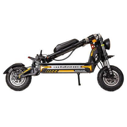 KuKirin G4 Max Off-road Electric Scooter, 1600W*2  Dual Motor 86km/h Max Speed 12-inch Tire 60V 35.2Ah 2112Wh Removable Battery 95km Range Hydralic Brake 38&#176; climb 8 Light system Hydraulic damping absorption IP54 Waterproof