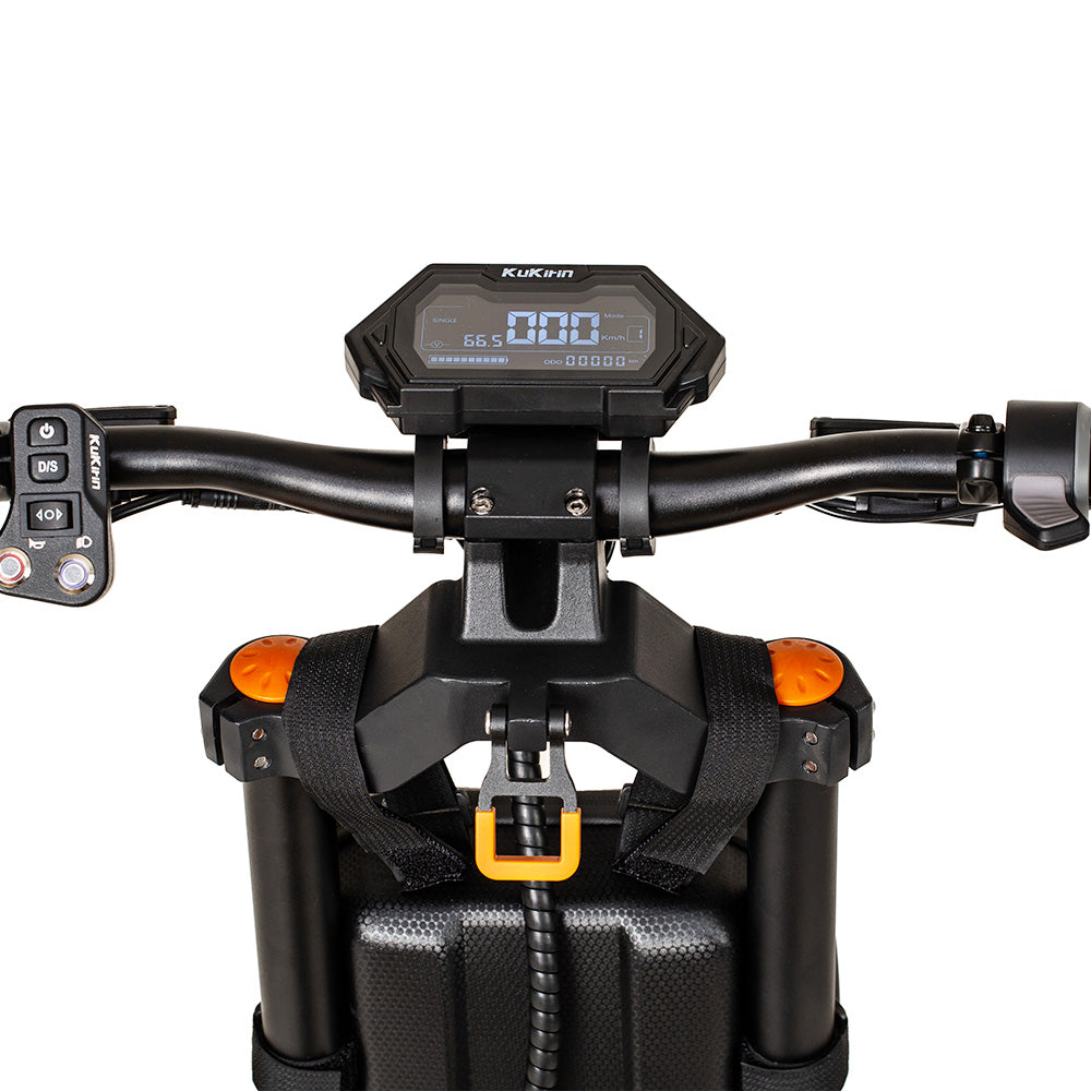KuKirin G4 Max Off-road Electric Scooter, 1600W*2  Dual Motor 86km/h Max Speed 12-inch Tire 60V 35.2Ah 2112Wh Removable Battery 95km Range Hydralic Brake 38&#176; climb 8 Light system Hydraulic damping absorption IP54 Waterproof