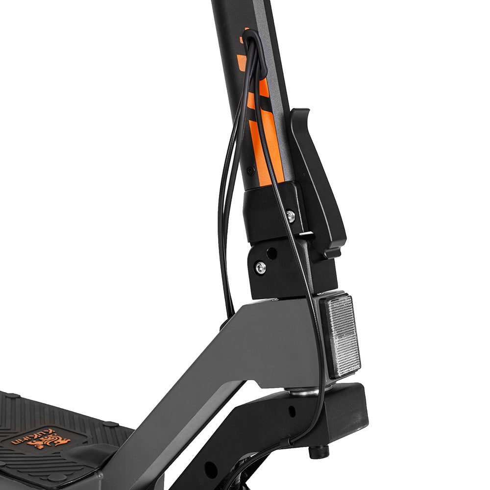 Kukirin G2 Foldable Electric Scooter 2025 Upgrade 800W Motor 48V 15Ah Battery 10-inch Tire 45km/h Max Speed 55km Range Touchscreen Display Disc Brake 7 Light System - Black