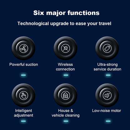 Liectroux i5 Handheld Vacuum Cleaner, 12,000 Strong Suction, 2500mAh Battery, up to 35min Runtime, Brushless Motor, Low Noise, 120ml Dustbin, House and Vehicle Cleaning