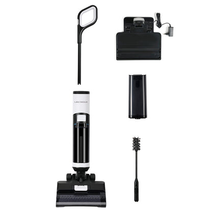Liectroux i7 Pro Cordless Wet Dry Vacuum Cleaner, 14000Pa Suction, Self-Cleaning, Self-Drying, 600ml Clean Water Tank, 35 Mins Runtime, LED Display, Voice Control, Low Noise