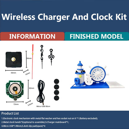 Makcosmos MKCB07 3D Printing Wireless Charger Clock Kit