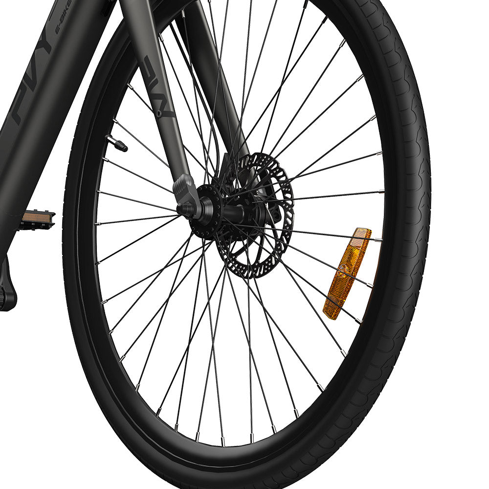 PVY P30 Electric Bike 27.5*2.1-inch Tire 500W Motor 50N.M Torque Sensor 36V 13.5Ah Battery 100km Max Range Hydraulic Disc Brake SHIMANO 9-speed Aluminum Alloy IP66 Waterproof - Grey