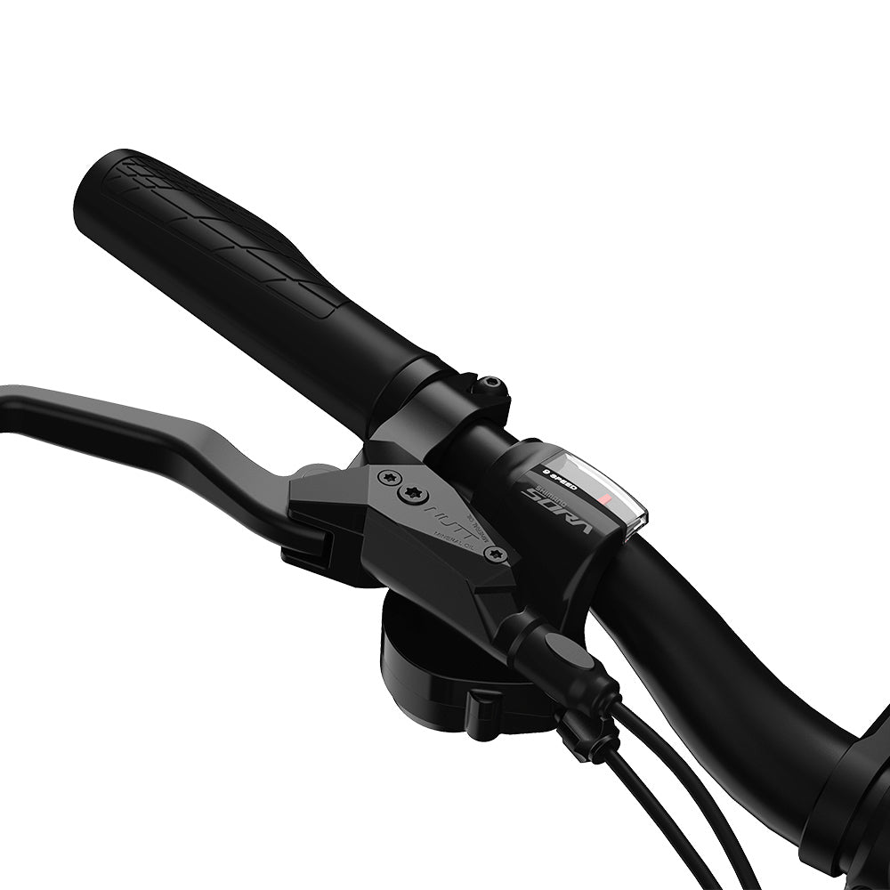 PVY P30 Electric Bike 27.5*2.1-inch Tire 500W Motor 50N.M Torque Sensor 36V 13.5Ah Battery 100km Max Range Hydraulic Disc Brake SHIMANO 9-speed Aluminum Alloy IP66 Waterproof - Grey