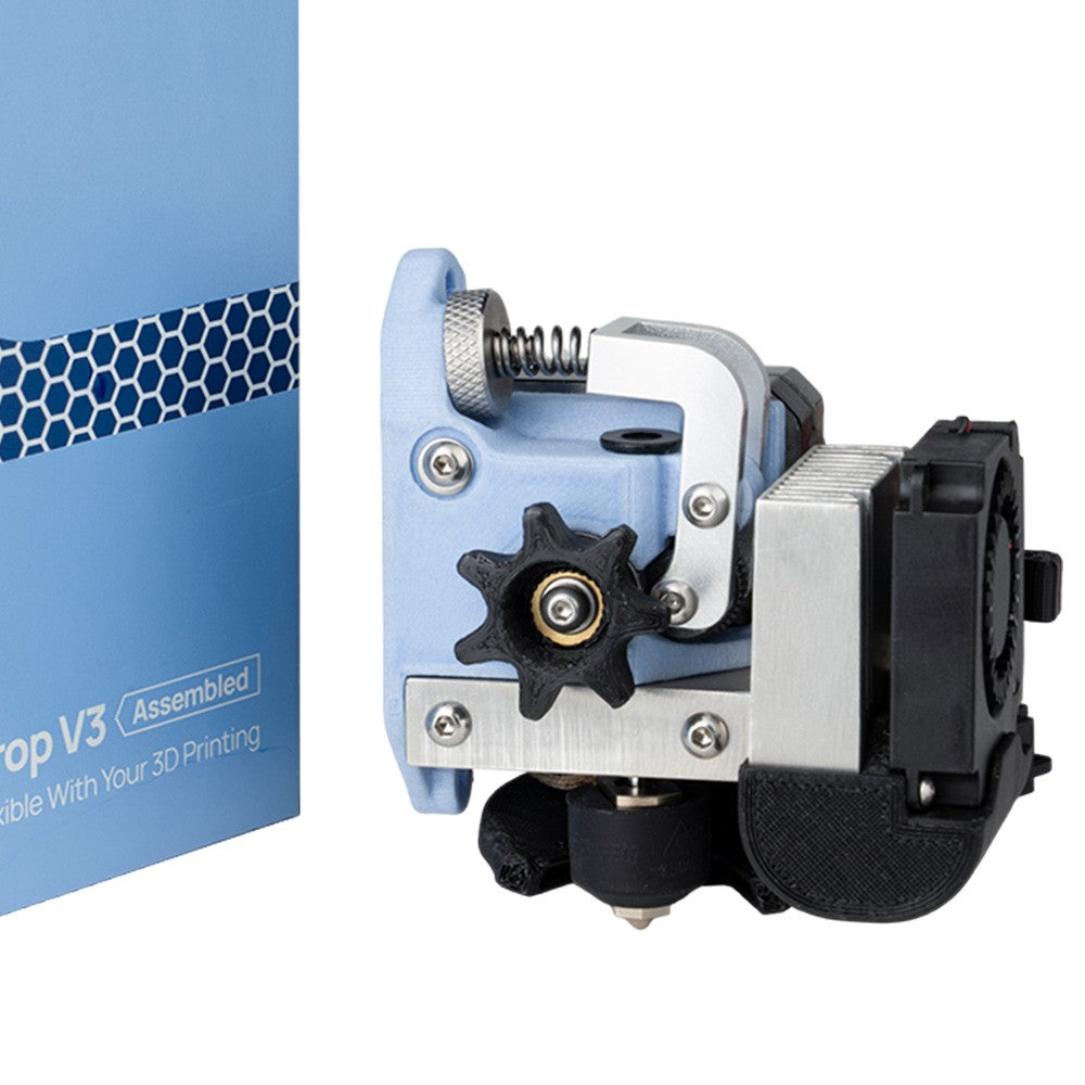 Phaetus OmniaDrop V3 Extruder, for E3D V6 Nozzle, Dual Drive Gears, Flexible Filament Printing, Hotend Cooling System