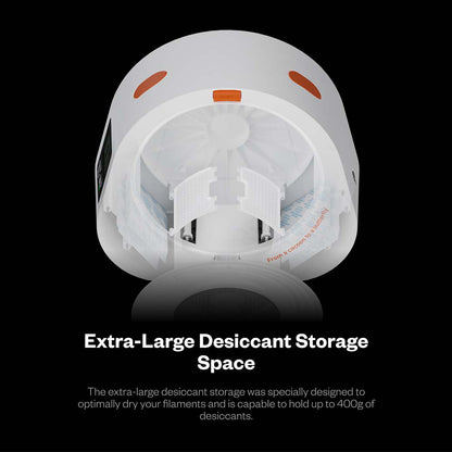 Phaetus aeBox CoCoon Filament Dryer Box, Real-Time Monitoring, 400g Desiccant Capacity, Fits Standard 1kg Spools (Φ204*70mm), Low Power Consumption
