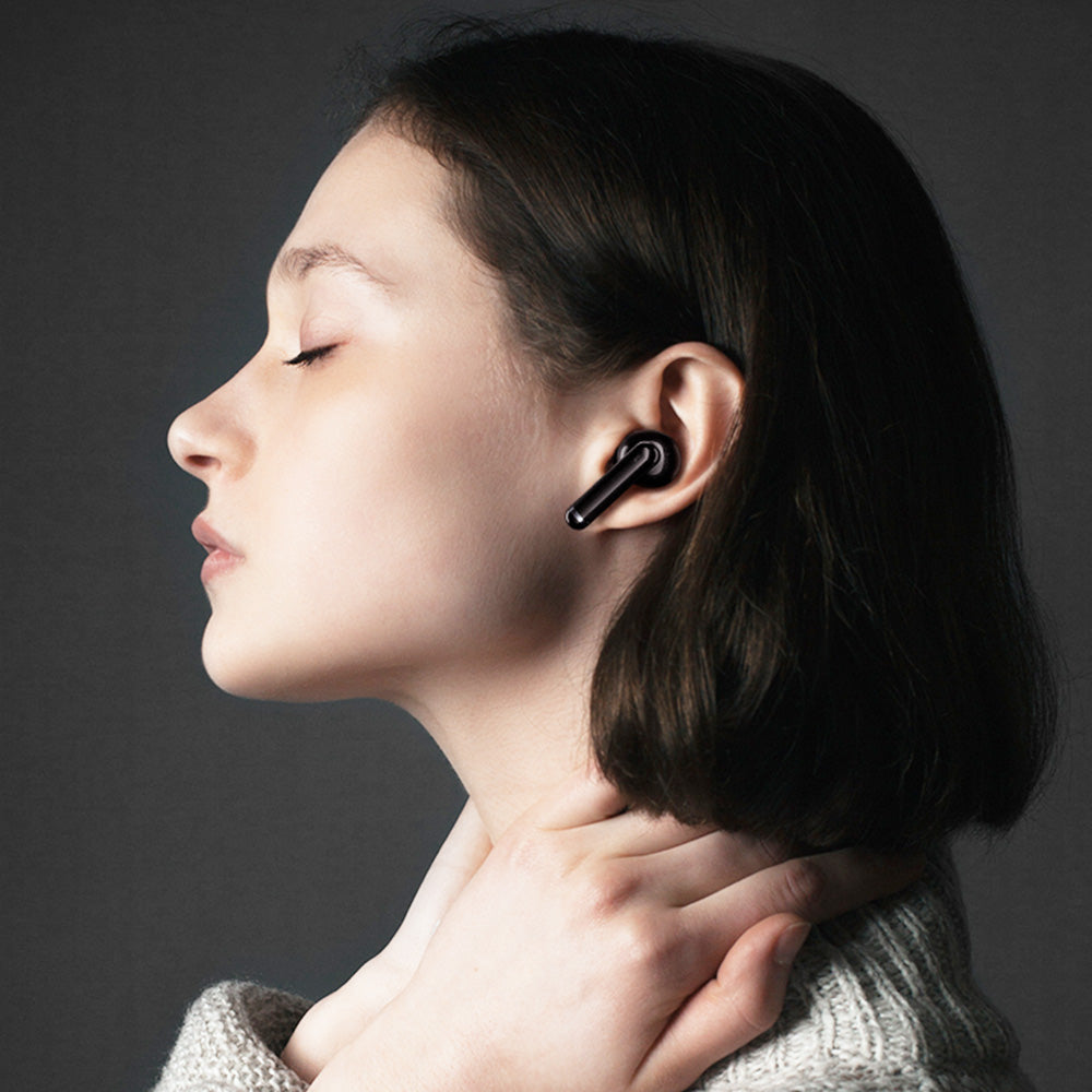 QCY HT03 ANC TWS Earbuds, Bluetooth 5.1, 6 Hours of Playtime (ANC Off)