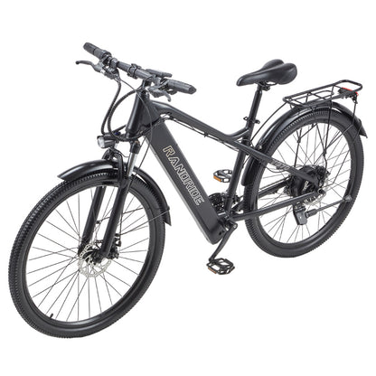RANDRIDE YG70 Electric Bike, 1000W Motor, 48V 14Ah Battery, 27.5*1.95 inch Tire, 45km/h Max Speed, 50km Range, Mechanical Brake, Front Fork Suspension, 27 Speed, LCD Display