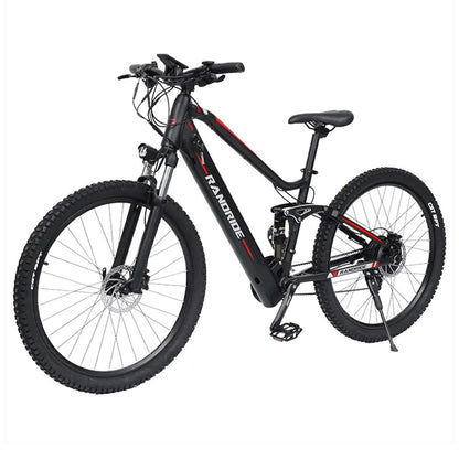 RANDRIDE YS90 Electric Bike 1000W Motor 45km/h Max Speed 48V 13.6Ah Battery 60-70km Max Range 27.5*2.4&#39;&#39; Tire 150kg Load SHIMANO Hydraulic Disc Brake MicroNew 27 Gears