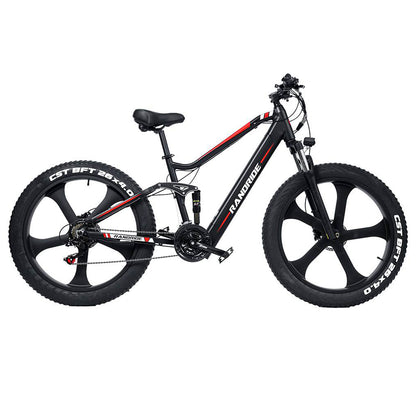 RANDRIDE YX90M Electric Bike, 26&#39;&#39; Fat Tire, 1000W Brushless Motor, 48V13.6Ah Battery, 45km/h Max Speed, 100km Range, LCD Display, SHIMANO Hydraulic Brake, Full Suspension Frame