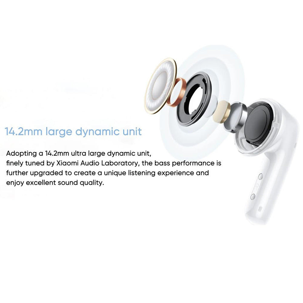 Redmi Buds 6 Active Earbuds, Bluetooth 5.4, Noise Cancellation for Calls, 5 Tuning Modes, Up to 30 Hours Battery Life - Black