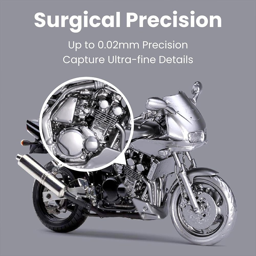 Revopoint MIRACO 3D Scanner with 16GB RAM, 0.02mm High Precision, 15fps Scanning Speed, 8K Color Capture, 180&#176; Rotating Screen, 9-axis IMU, 2K HD Picture, Single-shot &amp; Continuous Mode, Standable Design, for Small to Large Objects