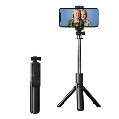 Bluetooth Wireless Selfie Stick Mini stativ Rozšiřitelná dálková spoušť pro monopod pro iPhone Držák telefonu Samsung Xiaomi