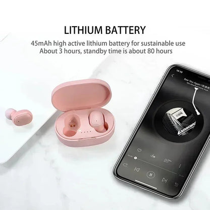 A6S TWS Headset Bezdrátová sluchátka Bluetooth sluchátka Sportovní stereofonní sluchátka Bluetooth sluchátka pro Xiaomi Huawei