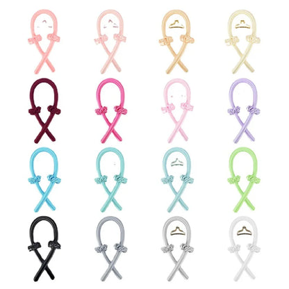 Kulma Lazy Heatless Curling S klipem Eva Sponge Foam Kulma na spaní Soft Wave Kulma na tlusté střevo Stylingové nástroje