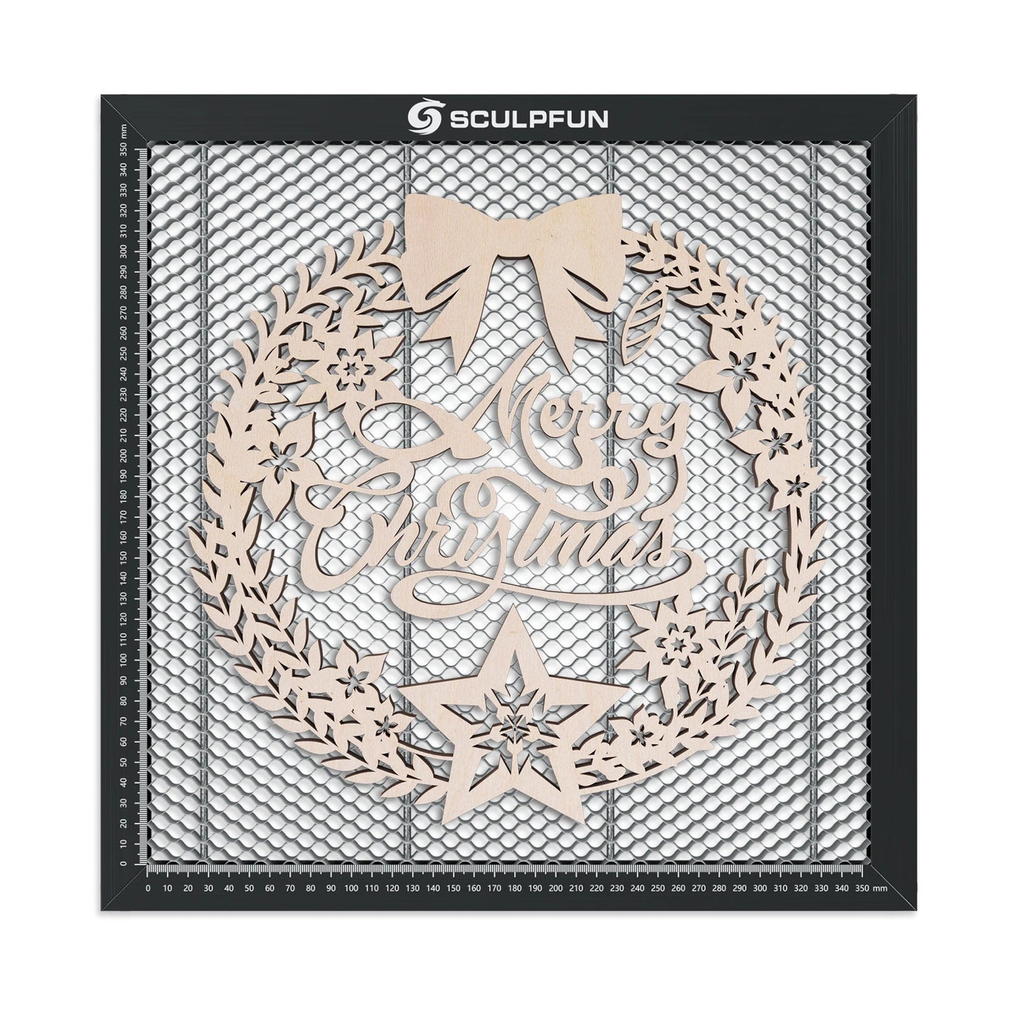 SCULPFUN S9 laserové řezání Voština 400x400mm Pracovní stůl Deska Ocelový panel Platforma pro řezání CO2 diodou laserem