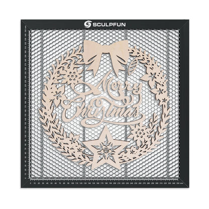 SCULPFUN S9 laserové řezání Voština 400x400mm Pracovní stůl Deska Ocelový panel Platforma pro řezání CO2 diodou laserem