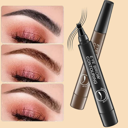 4bodová tužka na obočí Voděodolná tužka na obočí Vodotěsná tužka na obočí Přírodní make-up Dlouhotrvající make-up Módní tužka na obočí