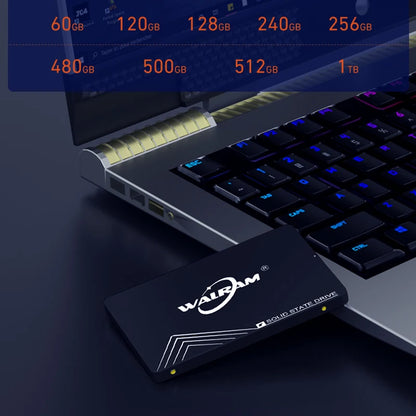WALRAM Sata3 SSD 1TB 2,5" Interní pevný disk Disk 128GB 256GB 512GB HDD Pevný disk SSD pro stolní notebook
