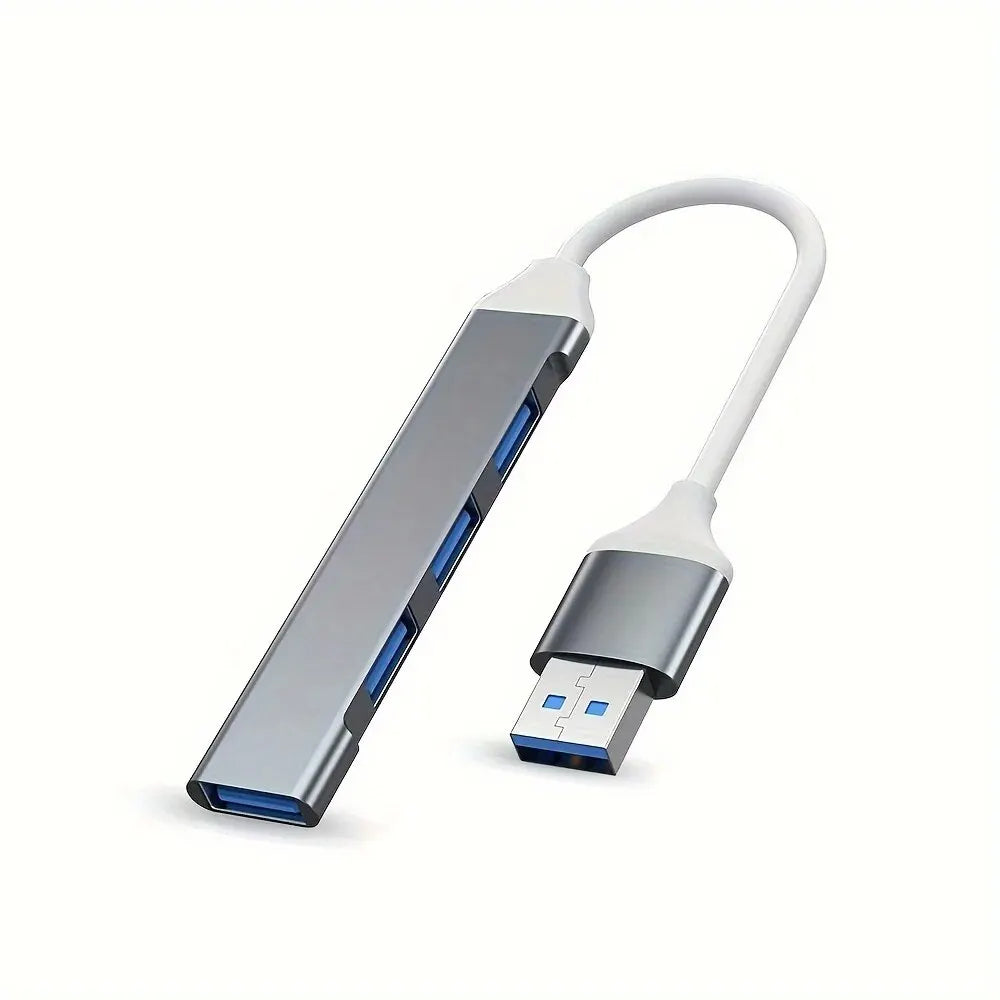 Zvyšte svou produktivitu s tímto rozbočovačem USB C 4 v 1 – kompatibilní s MacBook, Mac Pro, Mac Mini, IMac, Surface Pro, XPS, PC, Fla