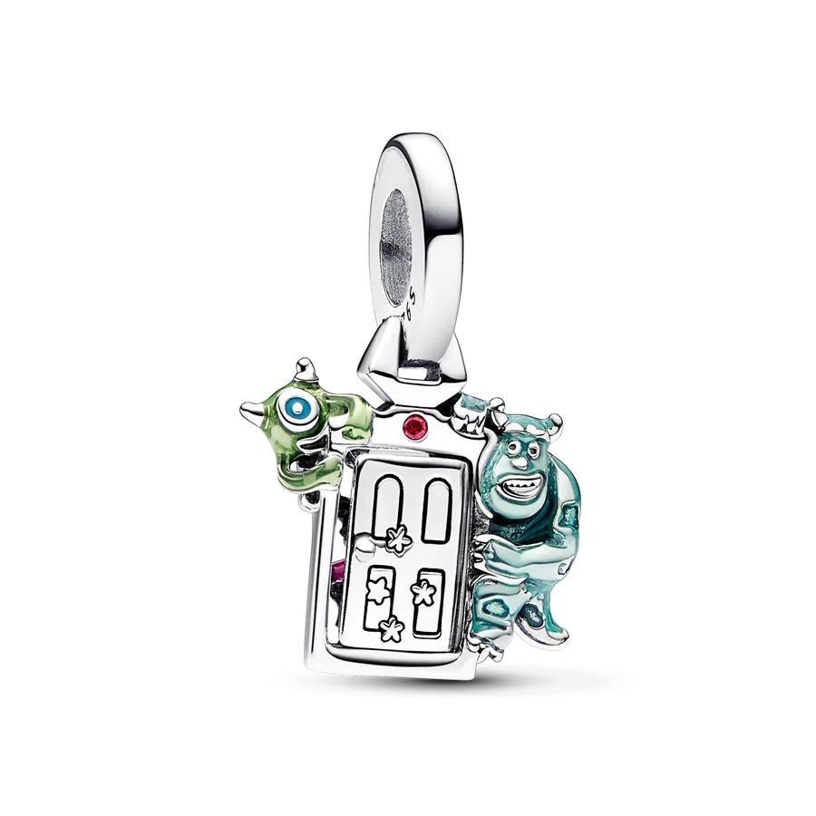 Nové 925 Sterling Silver Módní Dámské korálky s přívěskem Wolf Head Dumbo Vhodné pro náramek Pandora Náhrdelník DIY jemné šperky