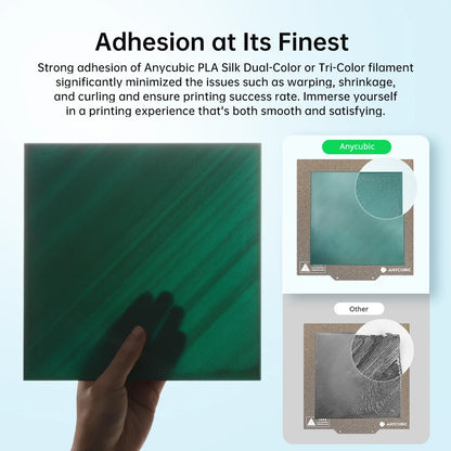 ANYCUBIC Silk PLA dvoubarevný tříbarevný 1,75 mm PLA vlákno 1 kg pro FDM 3D tiskárnu Shine Bright Vícebarevný 3D tiskový materiál