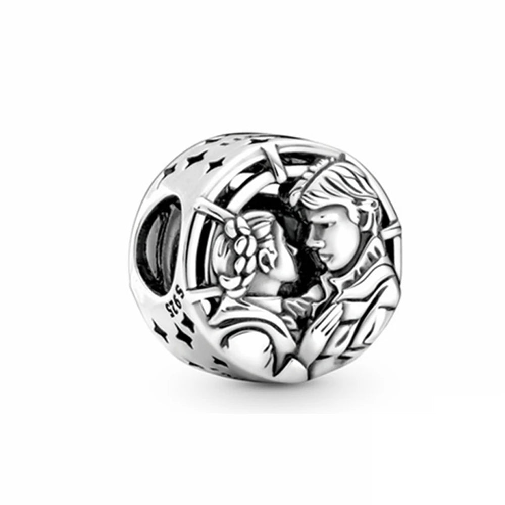 Disney Stitch Marvel Rescuer Korálky Star Charms Wars pro originální Pandora 925 mincovní stříbro náramek náhrdelník pro ženy šperky